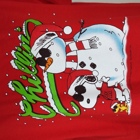 Peanuts Christmas Tee Shirt - Picture 2 of 5